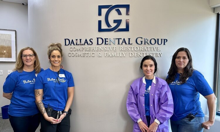 The dental team at Dallas Dental Group